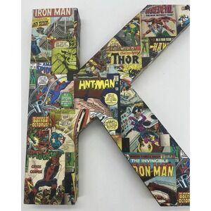 Marvel Retro Letter‎ K Vintage Superhero Comic Book